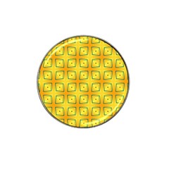 Green Plaid Gold Background Hat Clip Ball Marker (10 Pack) by HermanTelo