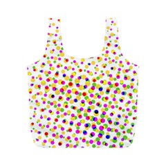 Illustration Abstract Pattern Polka Dot Full Print Recycle Bag (m) by Pakrebo