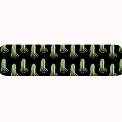 Cactus Black Pattern Large Bar Mats by snowwhitegirl