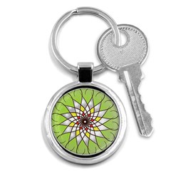 Mandala Model Figure Graphics Key Chain (round) by Pakrebo