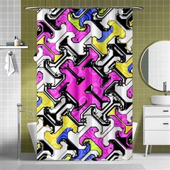 Justanotherabstractday Shower Curtain 48  X 72  (small)  by designsbyamerianna