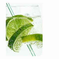 Lime Club Soda Drink Cocktail Small Garden Flag (two Sides) by Pakrebo