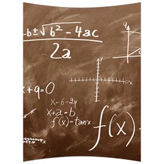 Mathematics Brown Back Support Cushion by snowwhitegirl