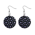 Seamless Pattern Seamless Design Mini Button Earrings Front