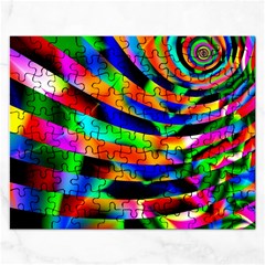 Abstract Art Artwork Digital Art Color Rectangular Jigsaw Puzzl by Pakrebo