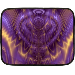 Abstract Art Artwork Fractal Design Double Sided Fleece Blanket (mini)  by Pakrebo