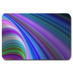 Background Abstract Curves Large Doormat  by Bajindul