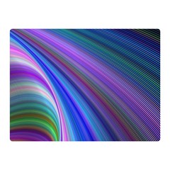 Background Abstract Curves Double Sided Flano Blanket (mini)  by Bajindul