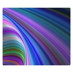 Background Abstract Curves Double Sided Flano Blanket (small)  by Bajindul