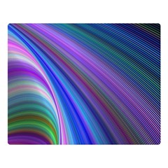 Background Abstract Curves Double Sided Flano Blanket (large)  by Bajindul