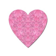 Flowers Decorative Ornate Color Heart Magnet by pepitasart