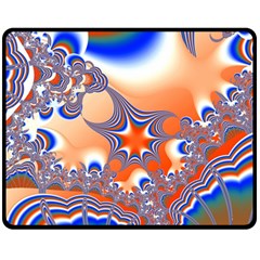 Abstract Art Artwork Fractal 2 Double Sided Fleece Blanket (medium)  by Pakrebo