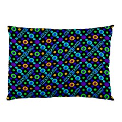 Have Fun Multicolored Text Pattern Pillow Case by dflcprintsclothing