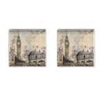 London Westminster Bridge Building Cufflinks (Square) Front(Pair)