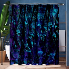 Who Broke The 80s Shower Curtain 60  X 72  (medium)  by designsbyamerianna