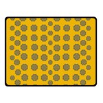 Sensational Stars On Incredible Yellow Double Sided Fleece Blanket (Small)  45 x34  Blanket Back