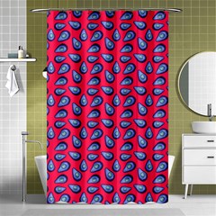 Tropical Pink Avocadoes Shower Curtain 48  X 72  (small)  by snowwhitegirl