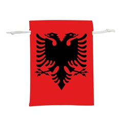 Albania Flag Lightweight Drawstring Pouch (l) by FlagGallery