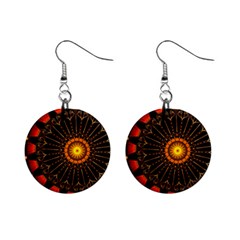 Ornaments Filigree Bright Mini Button Earrings by Pakrebo