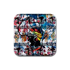 Tajah Olson Designs  Rubber Square Coaster (4 Pack)  by TajahOlsonDesigns