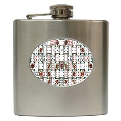 Cards Hip Flask (6 Oz) by ArtworkByPatrick