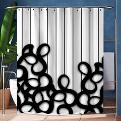 Chaos N Order Shower Curtain 60  X 72  (medium)  by designsbyamerianna