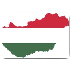 Hungary Country Europe Flag Large Doormat  by Sapixe