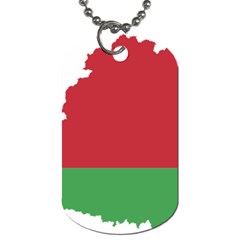 Belarus Country Europe Flag Dog Tag (one Side) by Sapixe