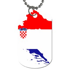 Croatia Country Europe Flag Dog Tag (one Side) by Sapixe