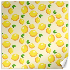 Fruits Template Lemons Yellow Canvas 20  X 20  by Pakrebo