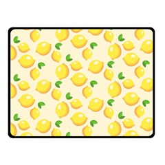 Fruits Template Lemons Yellow Fleece Blanket (small) by Pakrebo