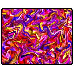 H 9 Double Sided Fleece Blanket (medium)  by ArtworkByPatrick