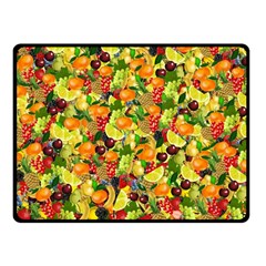 Background Pattern Structure Fruit Fleece Blanket (small) by Pakrebo