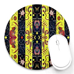 K 1 Round Mousepads by ArtworkByPatrick