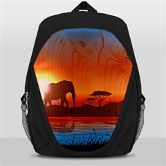 African Background Backpack Bag by Simbadda