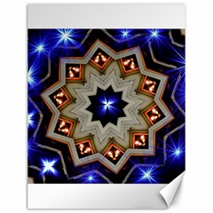 Background Mandala Star Canvas 12  X 16  by Mariart