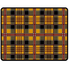 Plaid 5 Fleece Blanket (medium)  by ArtworkByPatrick