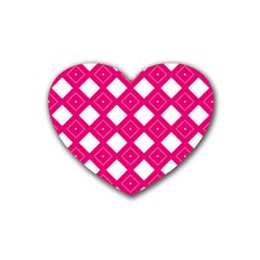 Backgrounds Pink Heart Coaster (4 Pack)  by HermanTelo