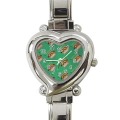 Toy Robot Heart Italian Charm Watch by Vaneshart