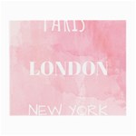 Paris, London, New York Small Glasses Cloth (2 Sides) Front