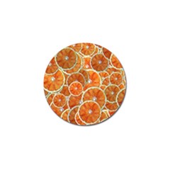 Oranges Background Texture Pattern Golf Ball Marker (4 Pack) by Simbadda