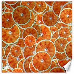 Oranges Background Texture Pattern Canvas 20  X 20  by Simbadda