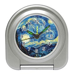 Starry Night Travel Alarm Clock by Vaneshart