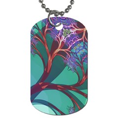 Art Fractal Artwork Creative Dog Tag (one Side) by Wegoenart