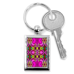 Abstract Background Pattern Key Chain (rectangle) by Vaneshart