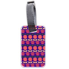 Vector Flower Floral Luggage Tag (two Sides) by Vaneshart