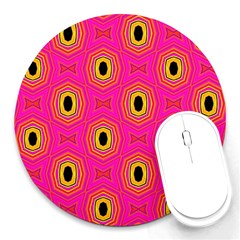 Abstract Clutter Round Mousepads by Vaneshart