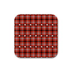 Plaid 857955 960 720 Rubber Square Coaster (4 Pack)  by vintage2030