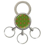 Seamless Wallpaper Digital 3-Ring Key Chain Front