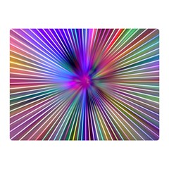 Rays Colorful Laser Ray Light Double Sided Flano Blanket (mini)  by Bajindul